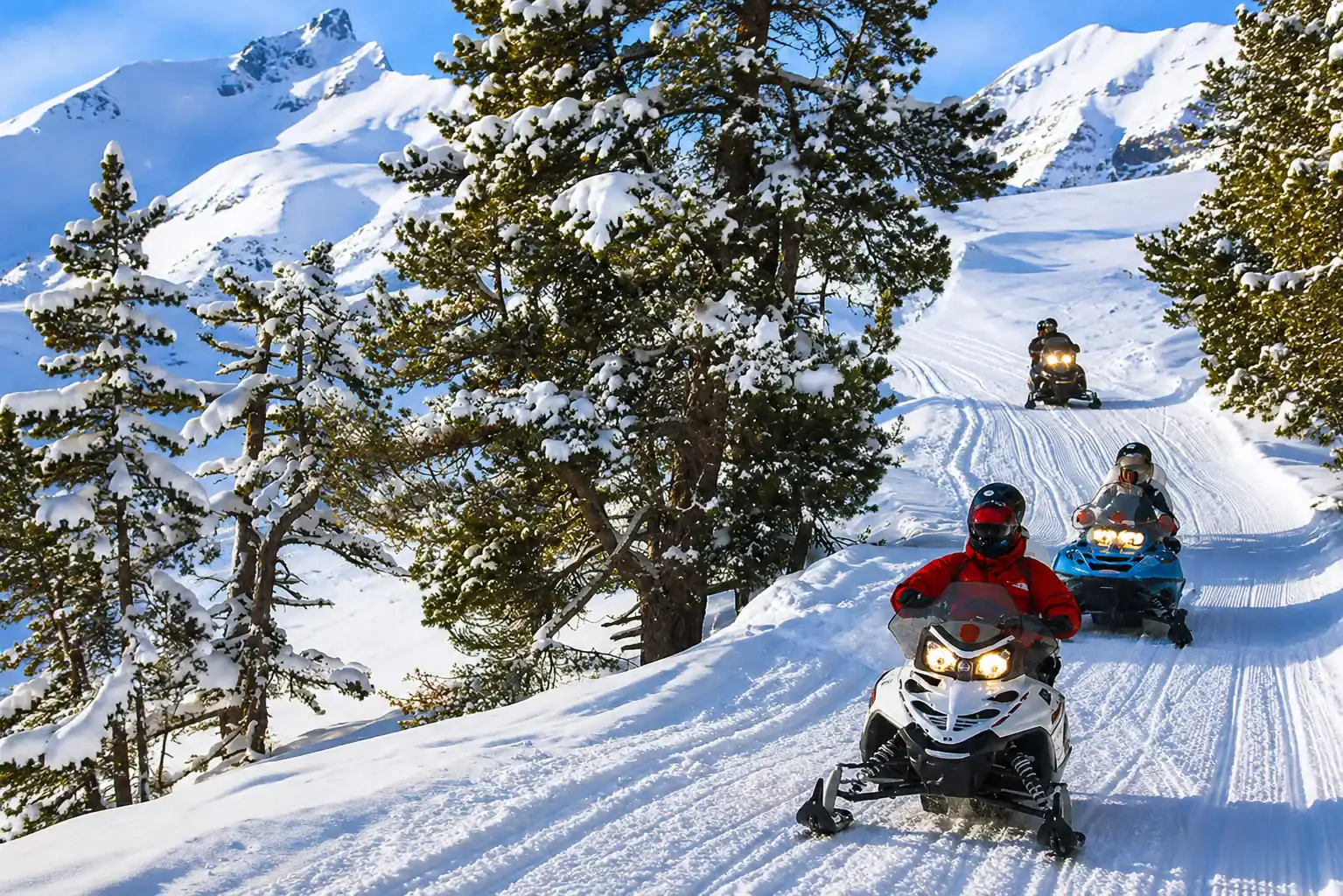 motos de nieve valle de aran